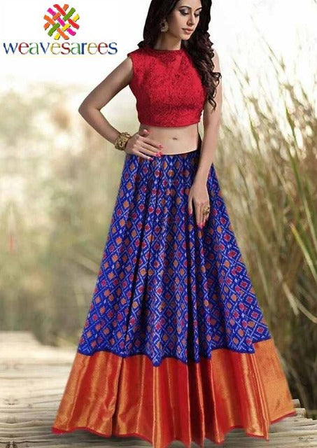 Why Pochampally Ikkat Silk Lehengas Are a Must-Have for Weddings