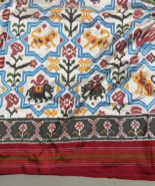 Ikkat-Silk-Patola-Saree