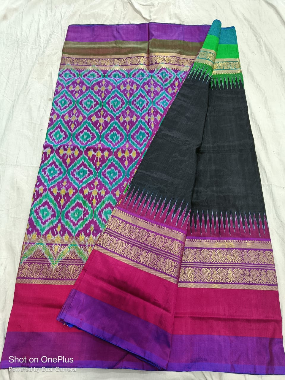 Pure_Pochampally_Ikkat_Silk_Saree_7_ - WEAVESAREES.COM