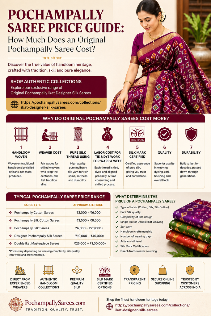 Pochampally Saree Price Guide: How Much Does an Original Pochampally Saree Cost?