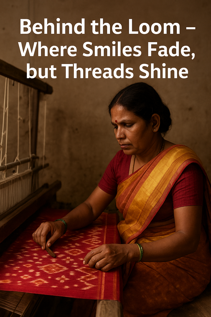 Behind the Loom – Where Smiles Fade, but Threads Shine