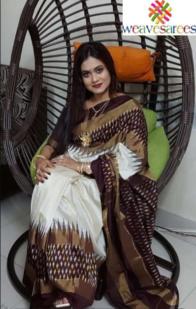 Traditional Elegance for Brides: Pochampally Ikat Silk Sarees