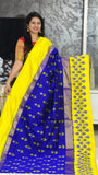 POCHAMPALLY IKKAT SILK BLUE