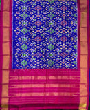 Ikkat Navaratna Blue Color Dupatta